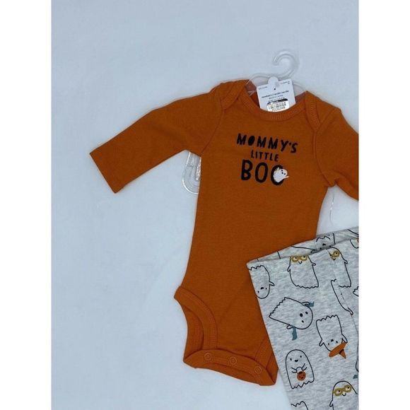 Carter's Halloween Outfit "Mommy's Little BOO" Ghost Newborn 6 Months - Picture 4 of 10